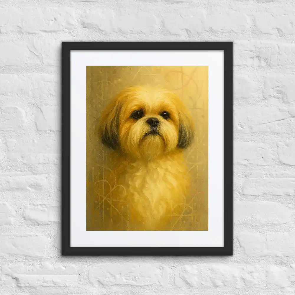 Shih Tzu Fine-Art Graffiti Portrait