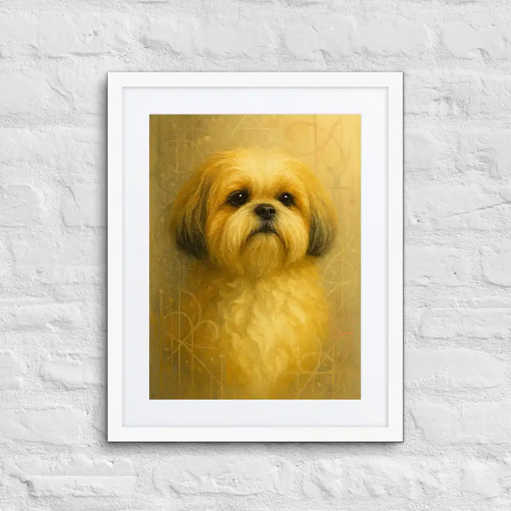 Shih Tzu Fine-Art Graffiti Portrait