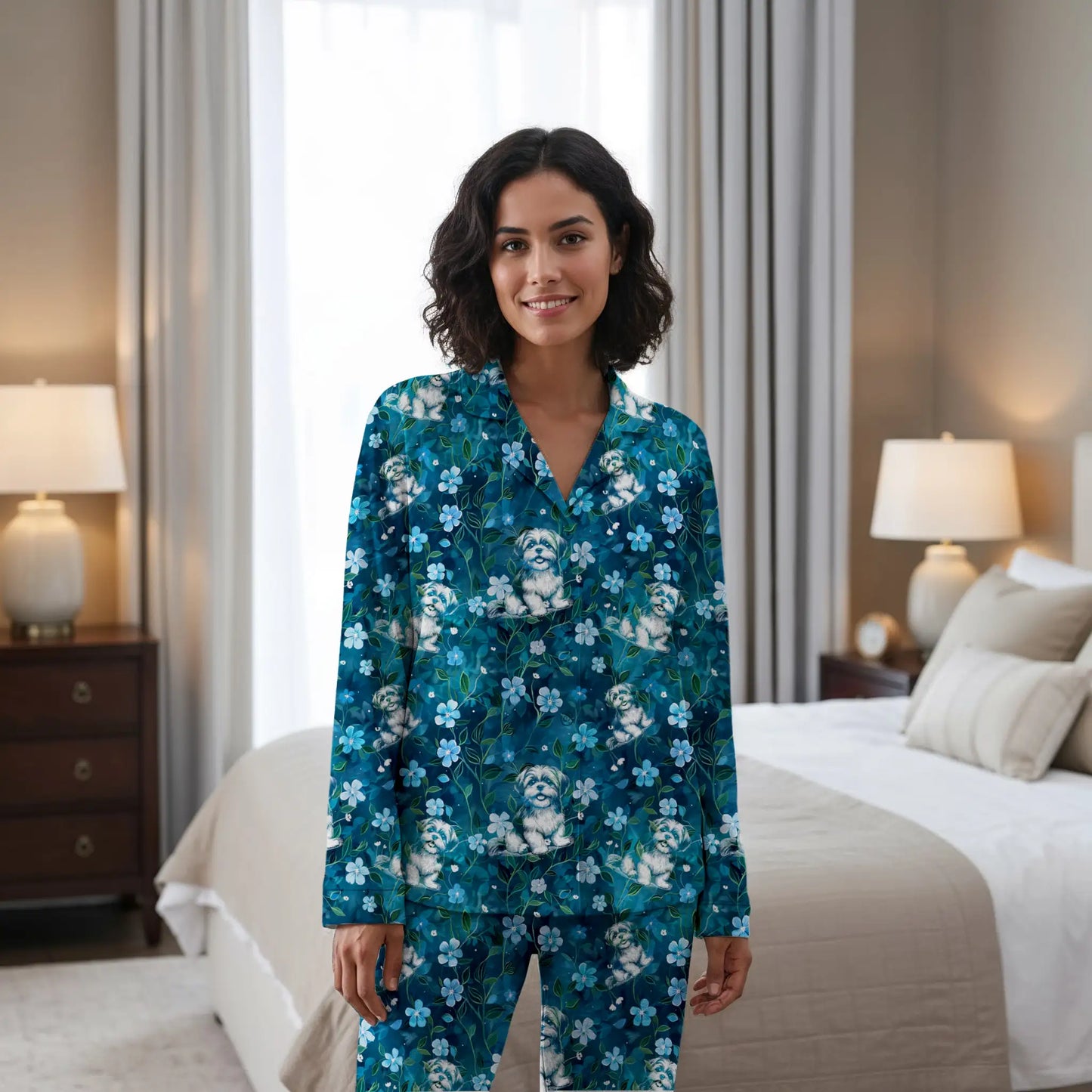 Shih Tzu Flower Pajamas