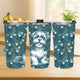 Personalized Shih Tzu Flowers Tumbler