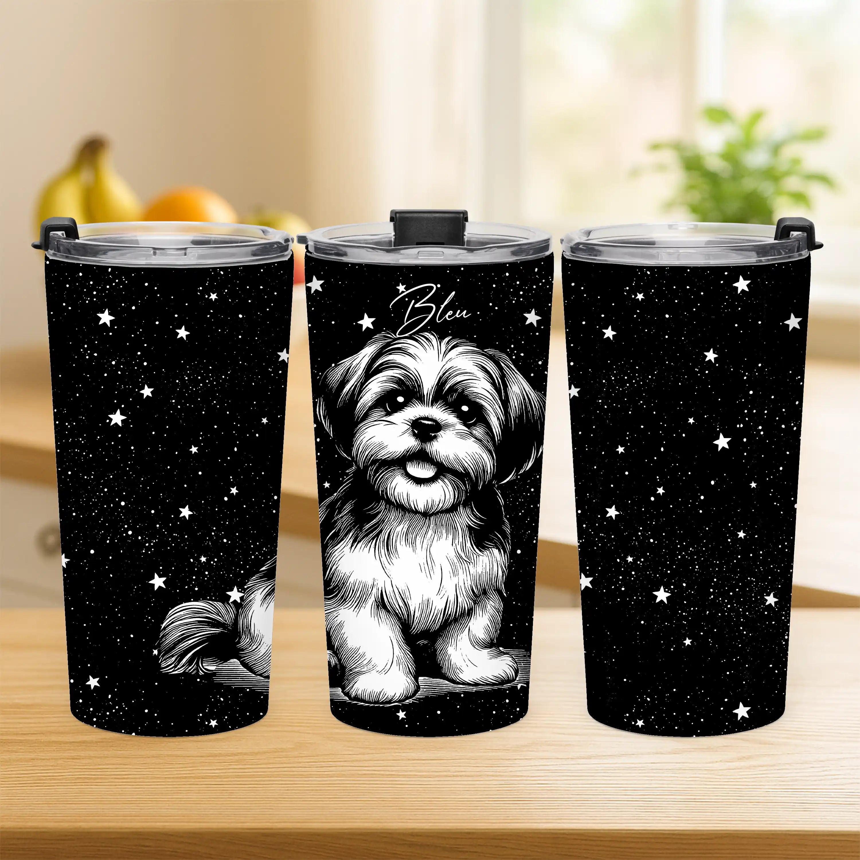 Personalized Shih Tzu Starry Sky Tumbler