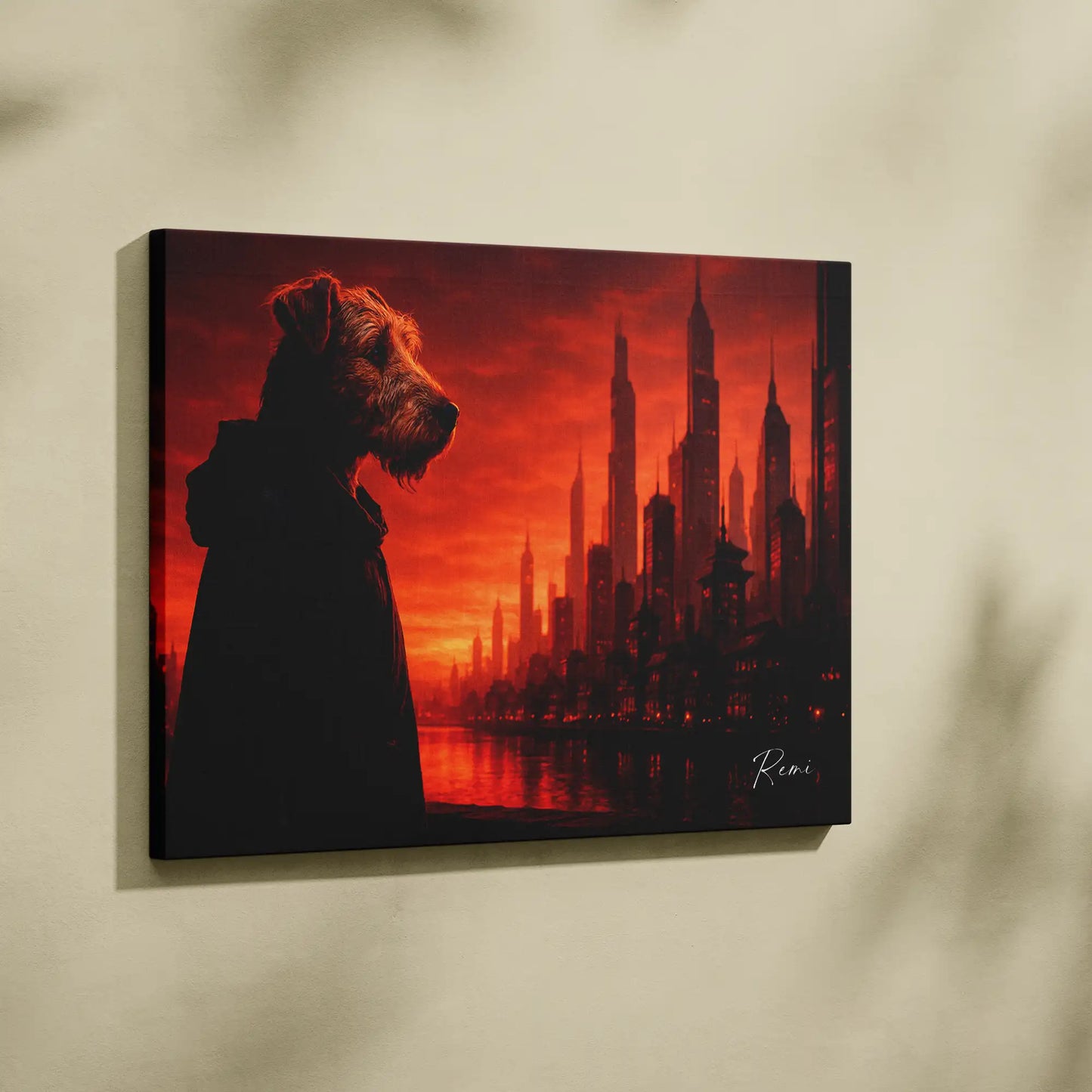 Custom Pet Portrait | Futuristic Cinematic Pawtraits