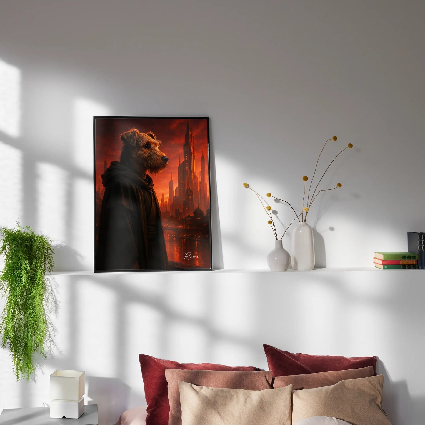 Custom Pet Portrait | Futuristic Cinematic Pawtraits