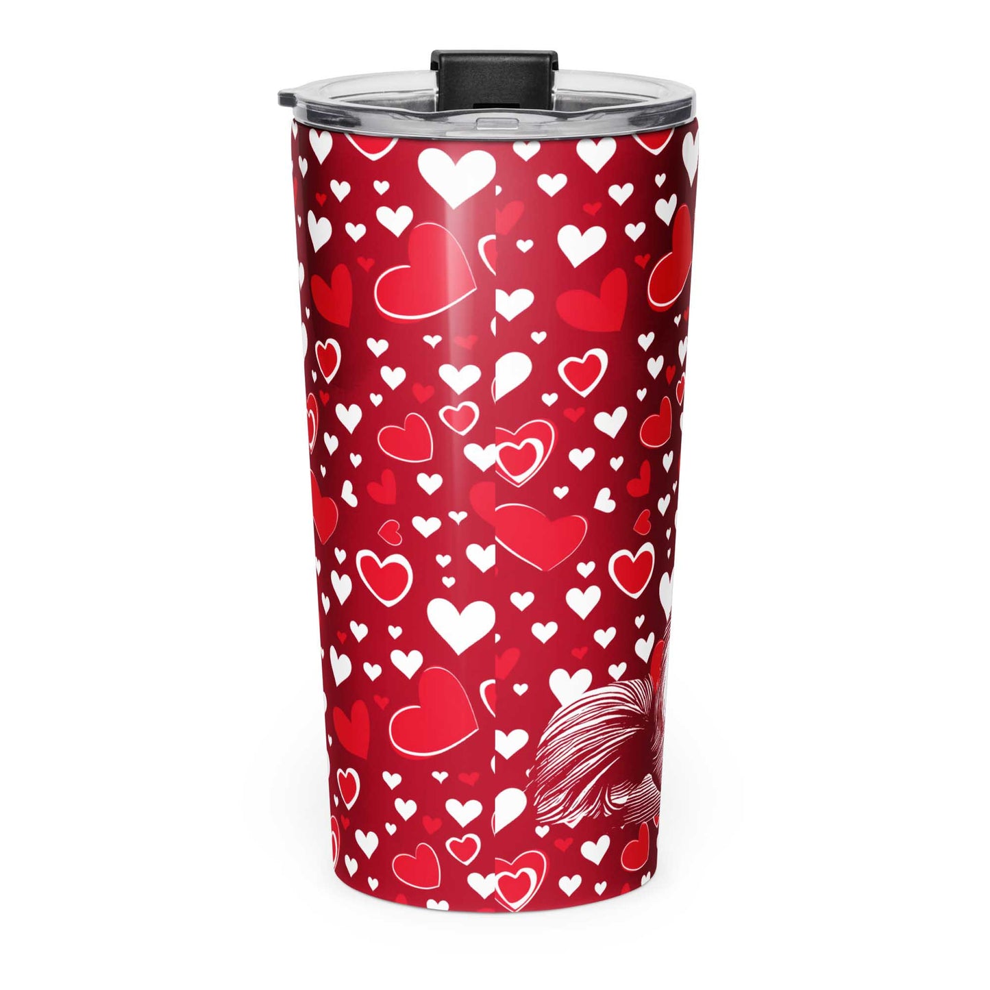 Personalized Shih Tzu Hearts Tumbler