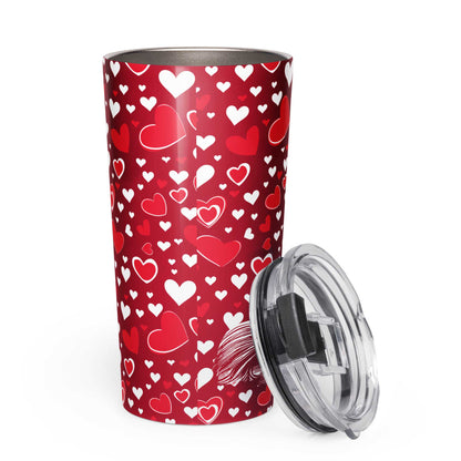 Personalized Shih Tzu Hearts Tumbler