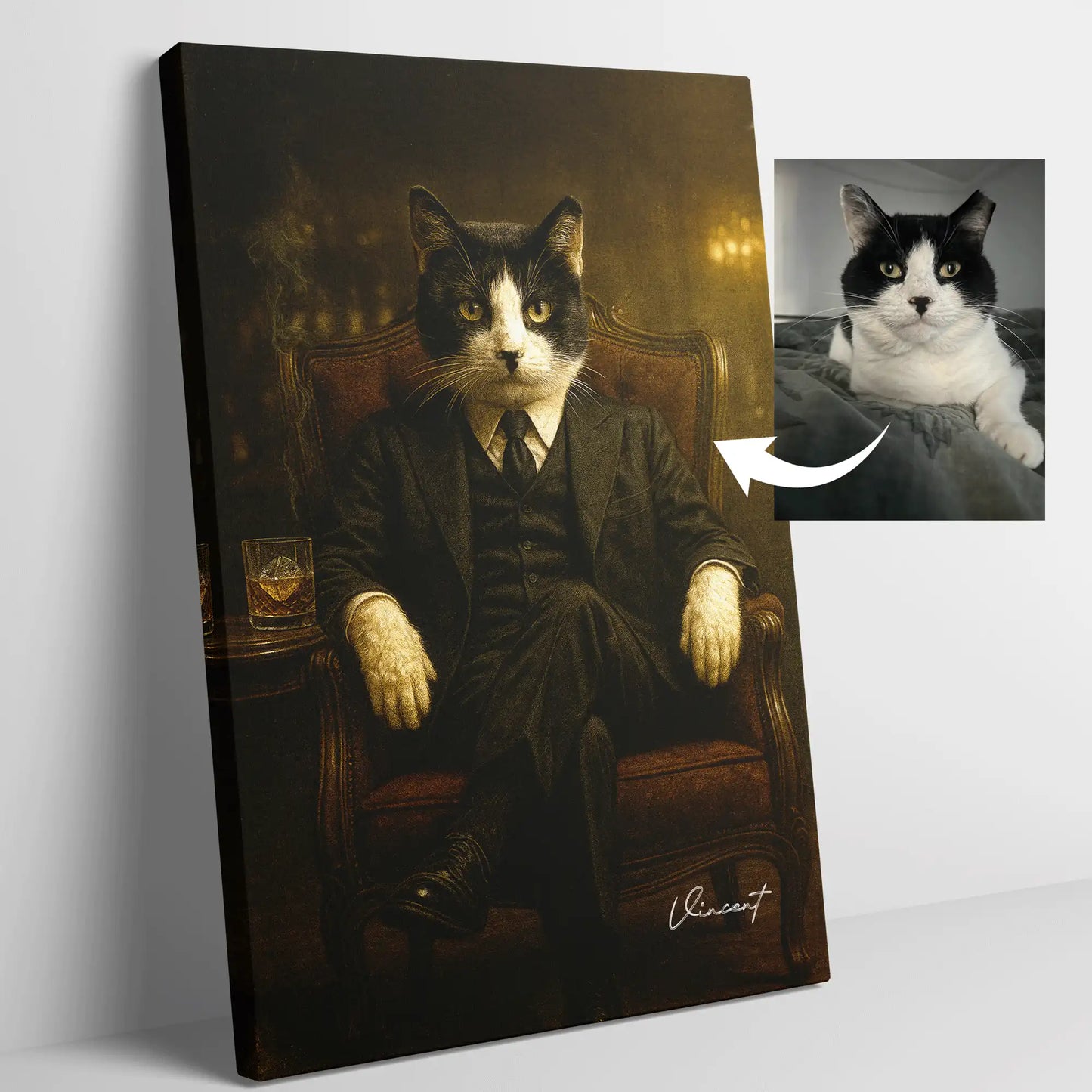 Custom Pet Movie Poster | Mafia Cinematic Movie Poster