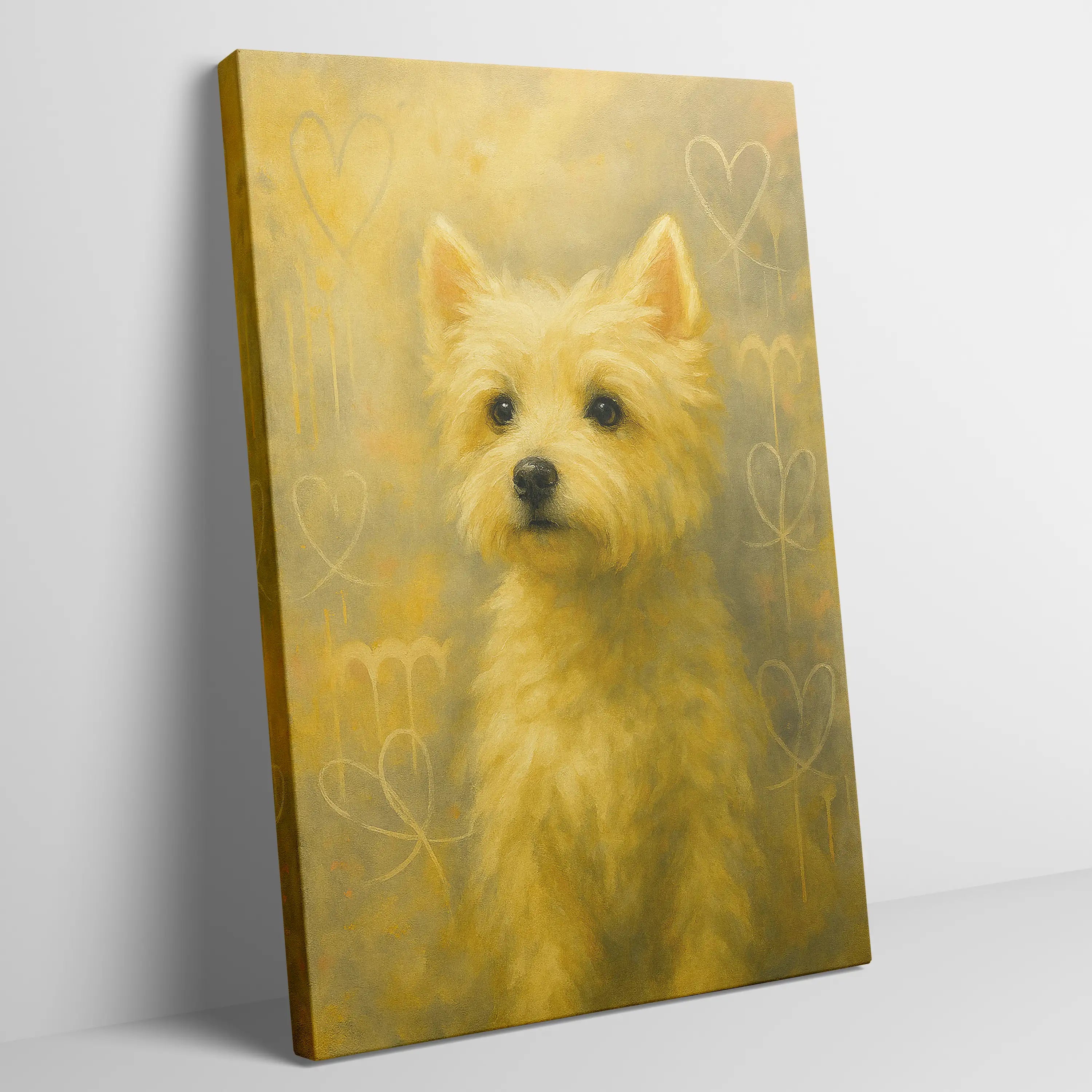West Highland White Terrier Fine-Art Graffiti Portrait