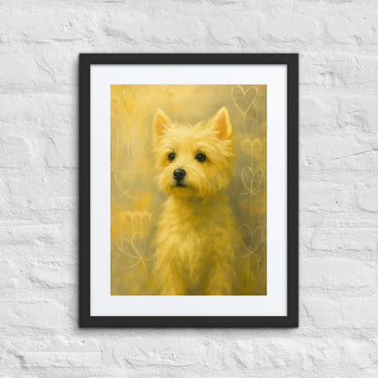 West Highland White Terrier Fine-Art Graffiti Portrait