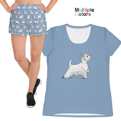 Westie Sports Shorts and T-Shirt