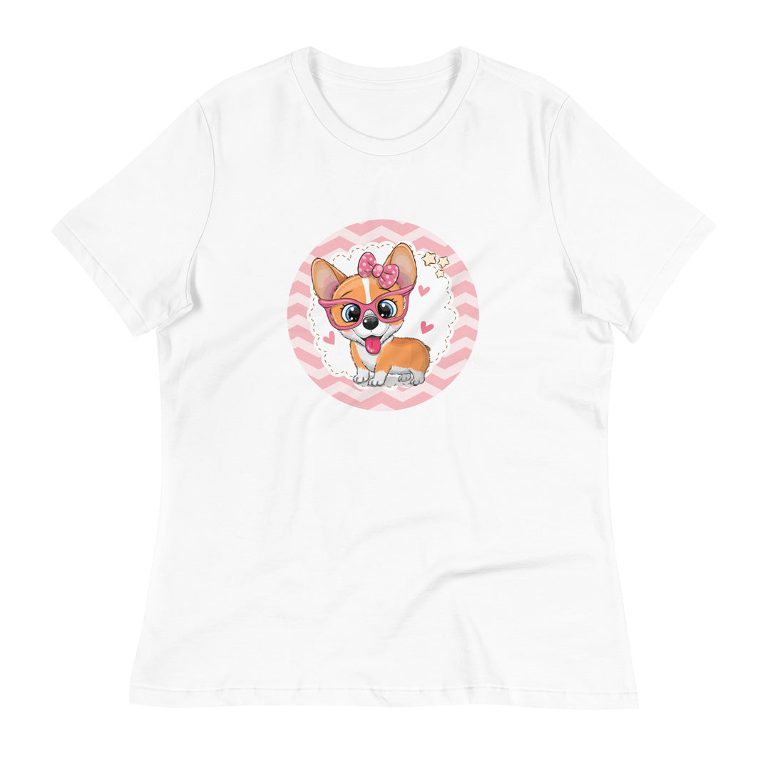 Cute Corgi Pup Women's Relaxed T-Shirt