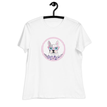 Cute Frenchie Women's Relaxed T-Shirt