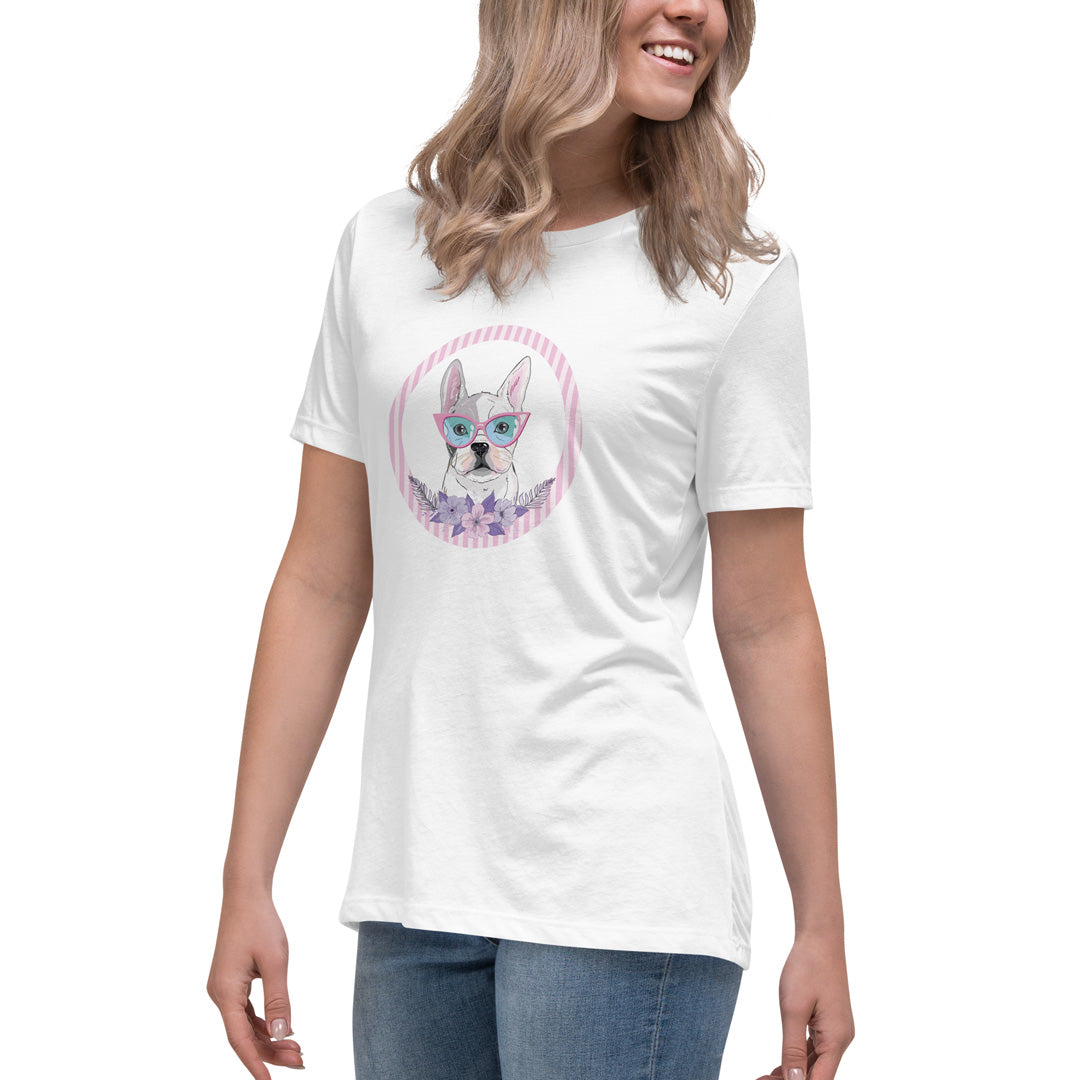 Cute Frenchie Women's Relaxed T-Shirt