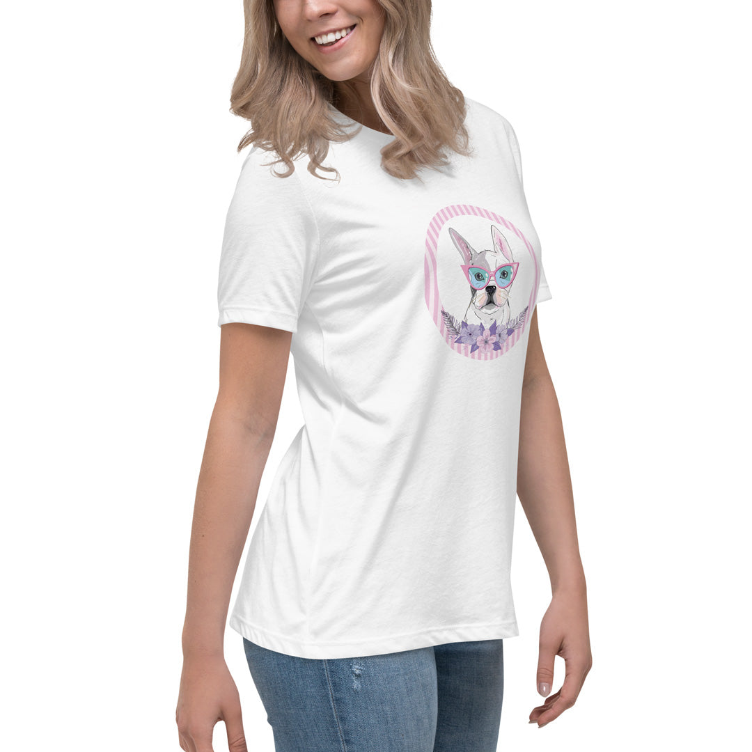 Cute Frenchie Women's Relaxed T-Shirt