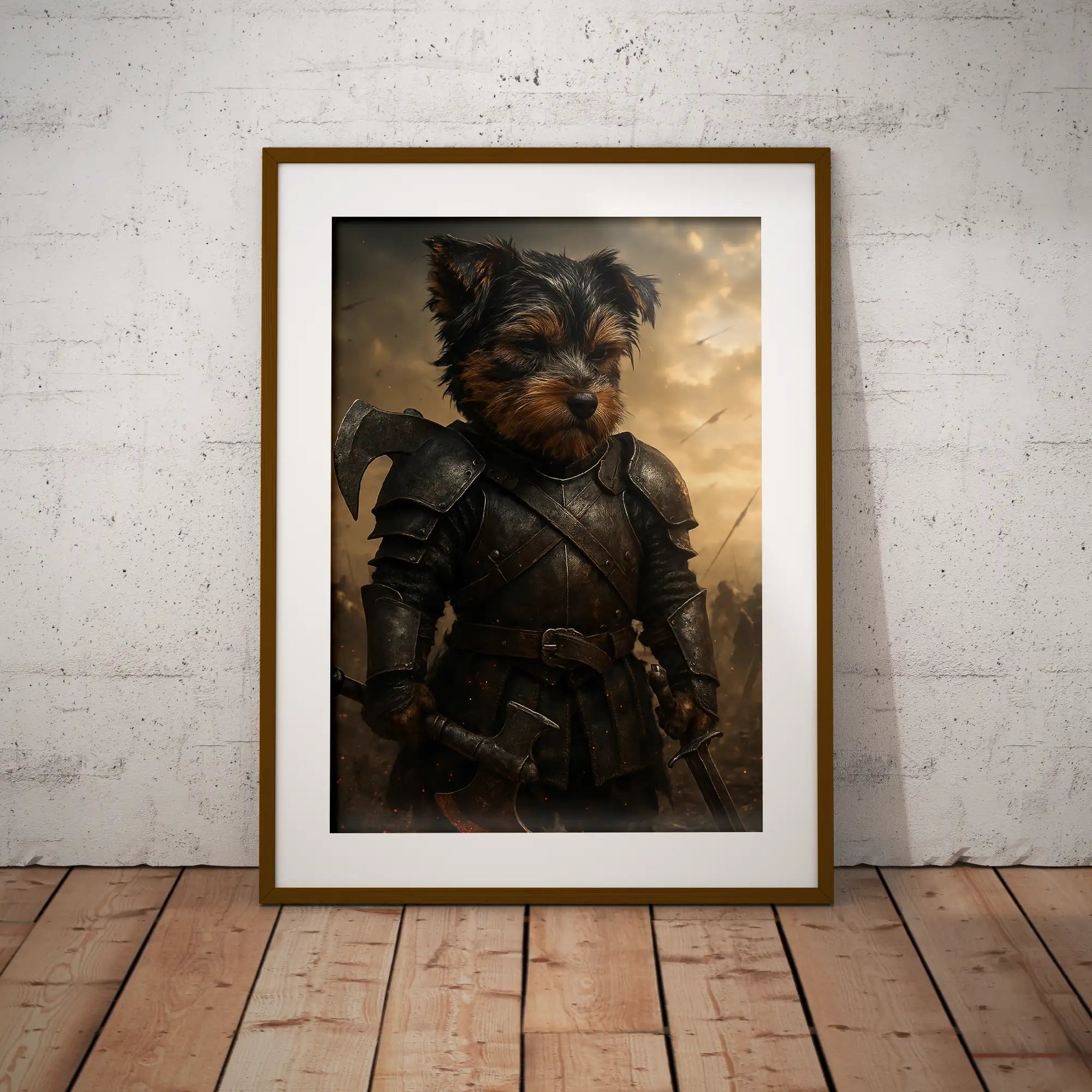 Custom Pet Movie Poster | Iron King Cinematic Movie Poster